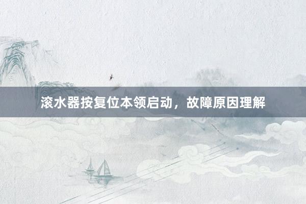 滚水器按复位本领启动，故障原因理解